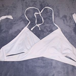White bikini top